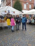 Marktstand "für den guten Zweck"